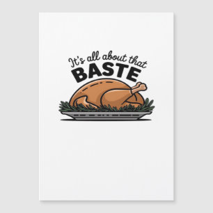 Carte Magnétique Tout sur ce Noël Classique Rétro Baste