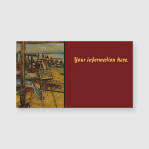 Carte Magnétique Toutes les grandes peintures commencent par une br