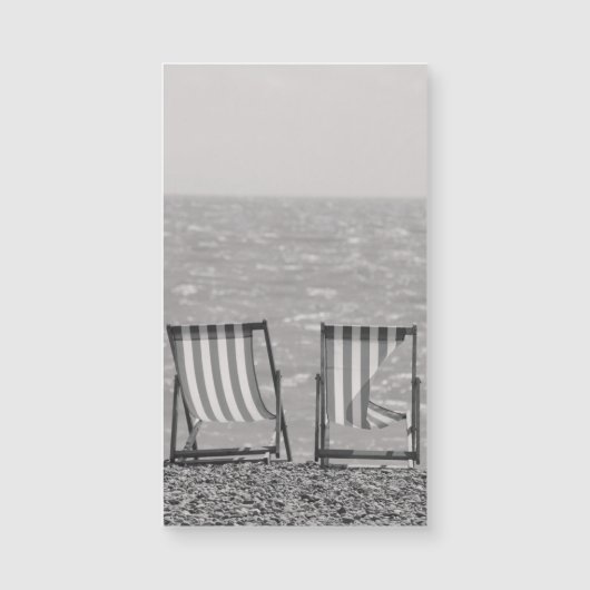 Carte Magnétique Transats vintages (Devant)