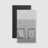 Carte Magnétique Transats vintages (Devant / Derrière)