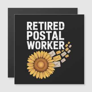 Carte Magnétique Travailleur postal à la retraite