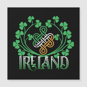 CARTE MAGNÉTIQUE TRÈFLE IRLANDE