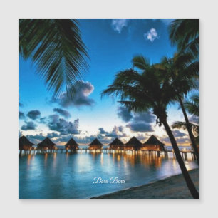 Carte magnétique Tropical Bora Bora