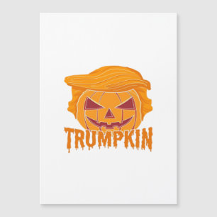 Carte Magnétique Trumpkin Classique – Style Président Citrouille
