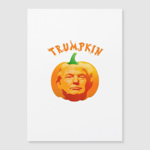Carte Magnétique Trumpkin drôle d'Halloween – Édition de parodie ef