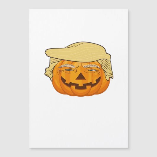 Carte Magnétique Trumpkin Halloween Drôle Classique – Fente d'autom (Devant)