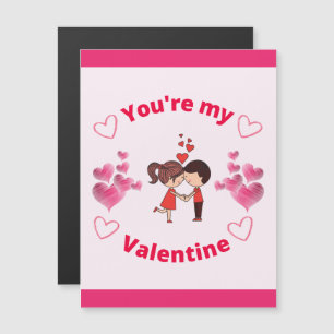 Carte Magnétique Tu es mon Valentin