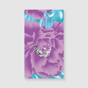 Carte Magnétique Un design textile vibrant mettant en vedette du vi