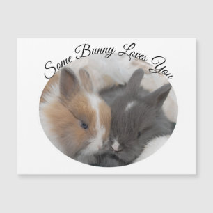 Carte Magnétique Un Lapin T'Aime