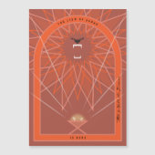 Carte Magnétique Un lion en colère (Devant)