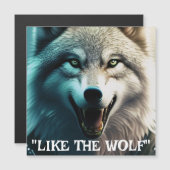 Carte Magnétique "Une faim hurlante : comme le loup ?" (Devant / Derrière)