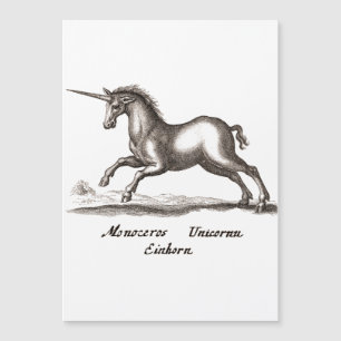 Carte Magnétique Unicorn Classic Running Magic Woodland Créature