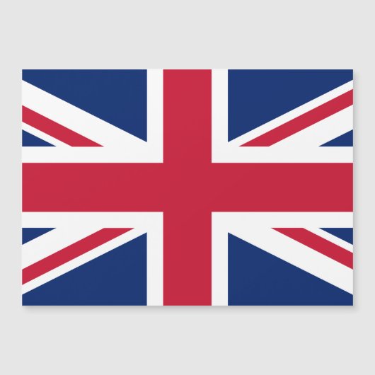 Carte magnétique Union Jack (Devant)