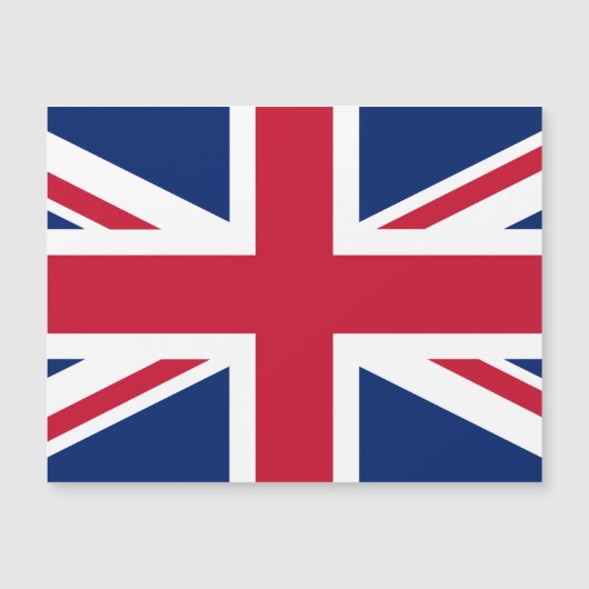 Carte magnétique Union Jack (Devant)