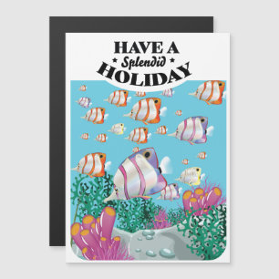 Carte Magnétique Vacances à couper le souffle,