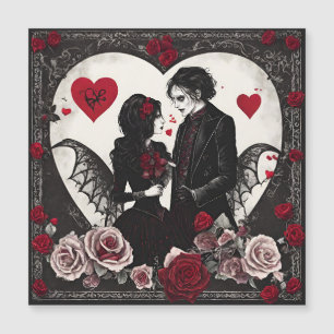 Carte Magnétique Valentines gothiques