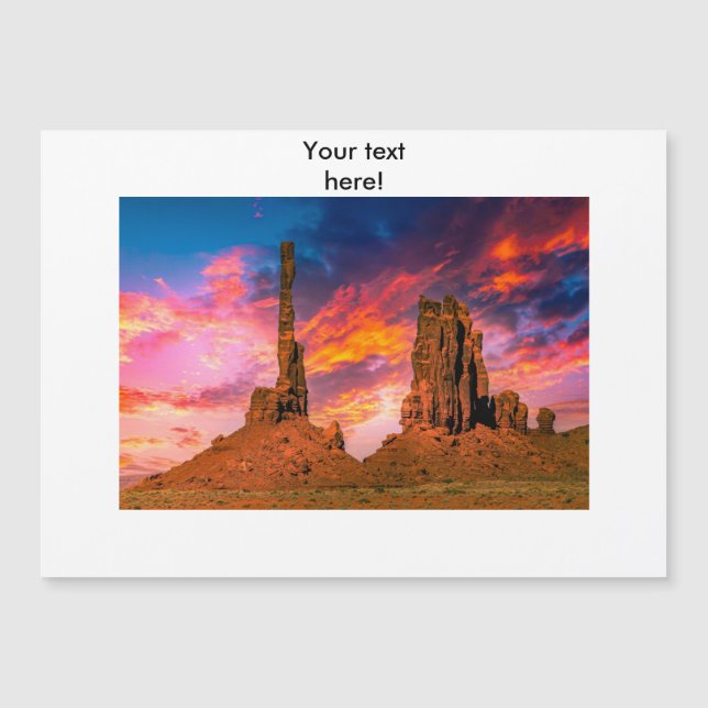 Carte Magnétique Vallée du Monument (Devant)