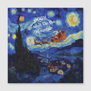 Carte Magnétique Van Gogh Nuit étoilée St Nicolas à St Remy