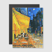 Carte Magnétique Van Gogh - Terrasse Café (Devant / Derrière)