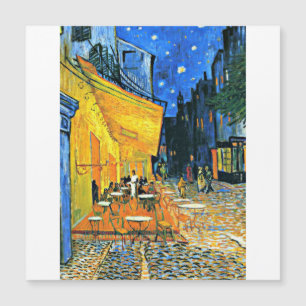 Carte Magnétique Van Gogh - Terrasse Café