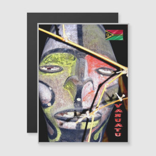 Carte Magnétique Vanuatu - Masque -