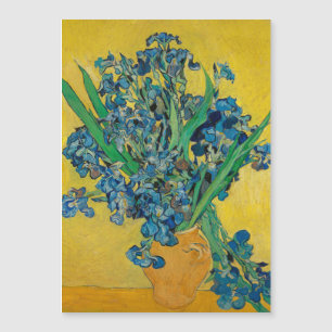 Carte Magnétique Vase Van Gogh avec Iris Classic Impressionnisme