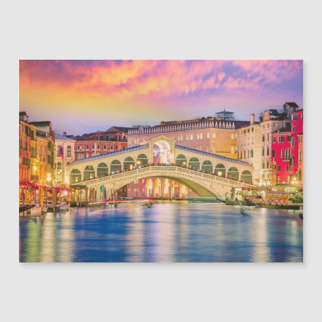 Carte Magnétique Venise Italie (Devant)