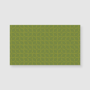 Carte Magnétique Vert, cool, tendance, abstraction foliaire ludique