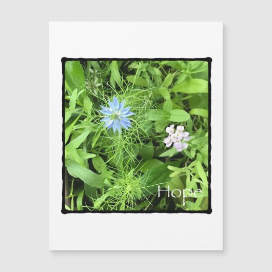 Carte magnétique verticale Hope (Devant)