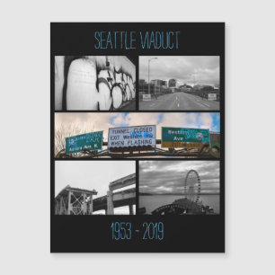 Carte Magnétique Viaduc de Seattle