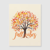 Carte Magnétique Vibes d'automne - Cosy Fall Tree (Devant)