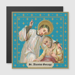 Carte Magnétique Victime de St. Aloysius Gonzaga & Plague (M 006)