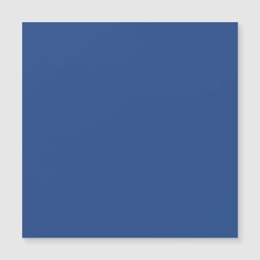 Carte Magnétique Vide Créez votre propre - Bleu Profond (Devant)