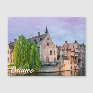 Carte Magnétique Vieille ville de Bruges et tour du Beffroi
