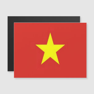 Carte Magnétique Vietnam - Drapeau -
