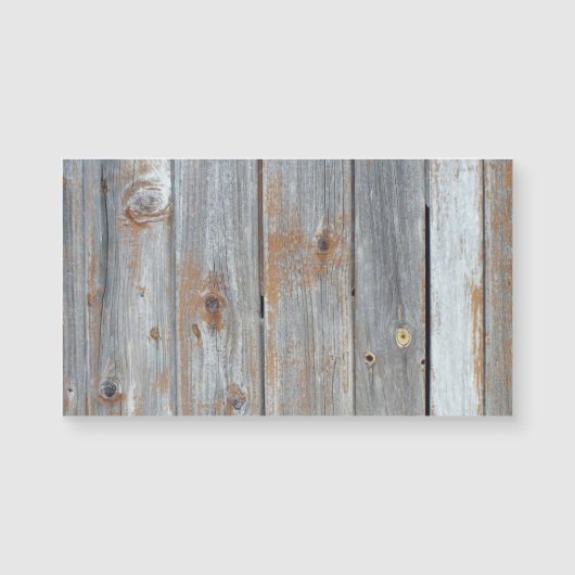 Carte Magnétique vieux bois (Devant)