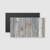 Carte Magnétique vieux bois (Devant / Derrière)