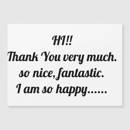 Carte Magnétique Vikta hälsningskort kort (Devant)