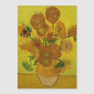 Carte Magnétique Vincent Van Gogh 15 Peinture de tournesols