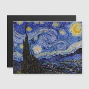 Carte Magnétique Vincent Van Gogh - La Nuit étoilée