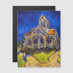Carte Magnétique Vincent van Gogh - L'église d'Auvers-sur-Oise