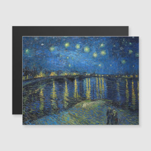 Carte Magnétique Vincent van Gogh - Nuit étoilée sur le Rhône