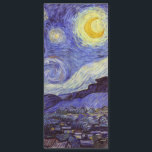 Carte Magnétique Vincent Van Gogh Starry Nuit Vintage Art<br><div class="desc">Vincent van Gogh Starry Night Art Peinture Starry Night est un tableau de l'artiste post-impressionniste néerlandais Vincent van Gogh. Le ciel bleu de la nuit est rempli de nuages tourbillonnants, d'étoiles et d'une lune brillante croissant. La Nuit étoilée est la seule nocturne de la série de vues depuis la fenêtre...</div>
