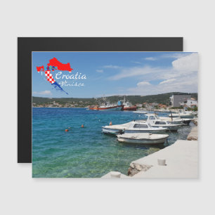 Carte Magnétique Vinišće, Croatie Dalmatie Mer Adriatique