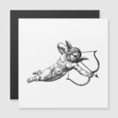 Carte magnétique vintage Cherub Cupid Love (Devant / Derrière)