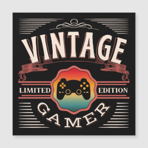 CARTE MAGNÉTIQUE VINTAGE GAMER LIMITED EDITION