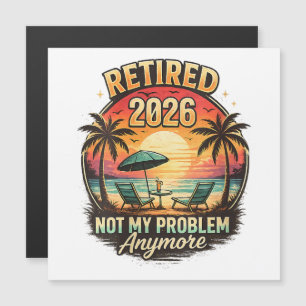 Carte Magnétique Vintage Retraité 2026 plus mon problème