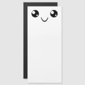 Carte Magnétique Visage souriant (Devant / Derrière)