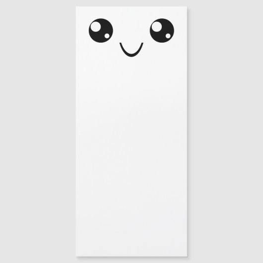 Carte Magnétique Visage souriant (Devant)