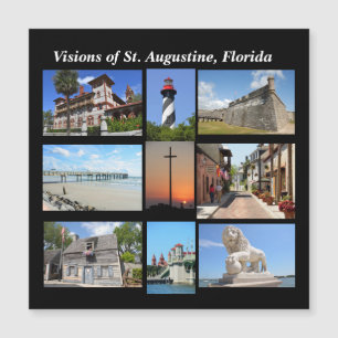 Carte Magnétique Visions de St Augustine, Floride
